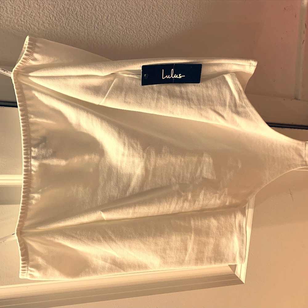 LULUS_Like a Bird White Off-the-Shoulder Bodysuit